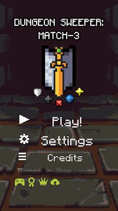 Dungeon Sweeper: Match-3 - Screenshot 1