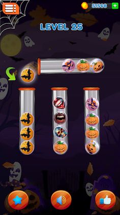 Halloween Color Sort It 3D - Screenshot 3
