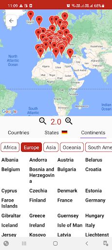 World Flags, maps, Countries - Screenshot 3