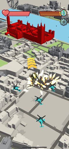 Geozilla - Destroy Real Cities - Screenshot 1
