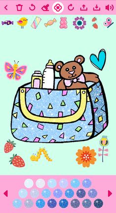 Dress Coloring Game for girls - Screenshot 4