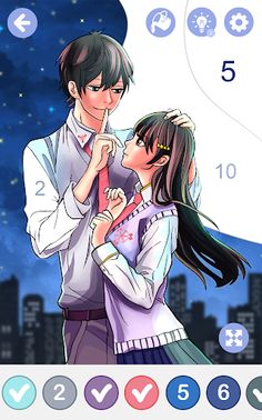 Anime Manga Color by Numbers - Screenshot 4