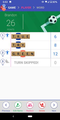 Scrabble Points - Screenshot 3