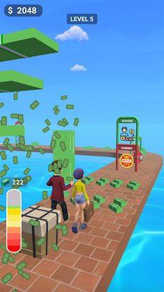 Money Honey 3D: Flex Run - Screenshot 1