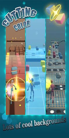 Cutting Color-Dash Dance - Screenshot 1