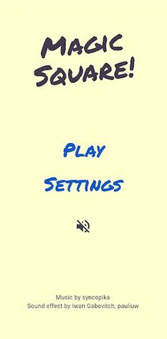 Magic Square - Screenshot 1