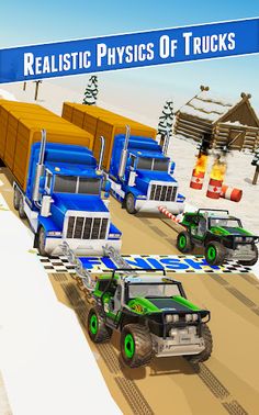 Crazy Car Towing Race 3D - Screenshot 3
