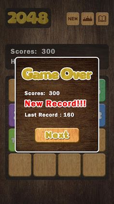 2048 Wood Cube Game - Screenshot 2
