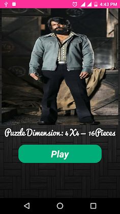 Rocking Star Yash Puzzles - Screenshot 2