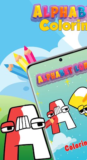 Alphabet Lore Coloring Numbers - Screenshot 2