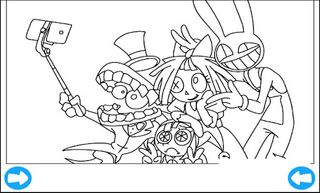 Digital Circus : Coloring Game - Screenshot 3