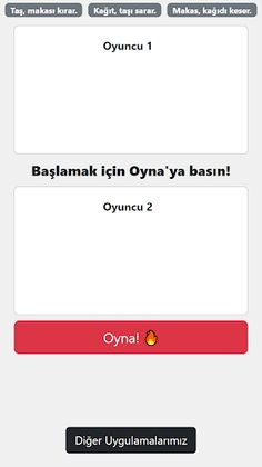 Taş Kağıt Makas - Screenshot 1