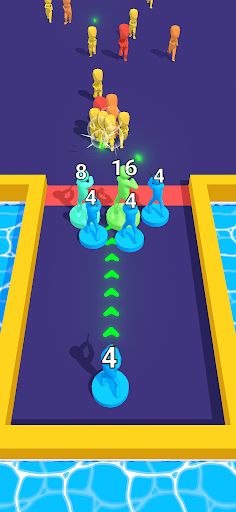 Chain Defence : 2048 3D Merge - Screenshot 1