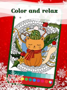 Christmas Mandala Colorings - Screenshot 2