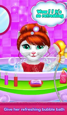 Kitty care salon games - Screenshot 1