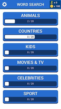Word Search Puzzle Game - Screenshot 1