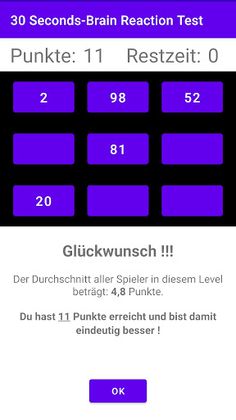 30 Seconds-Brain Reaction Test - Screenshot 2