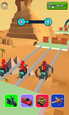 Epic Car Transform Race - Screenshot 4