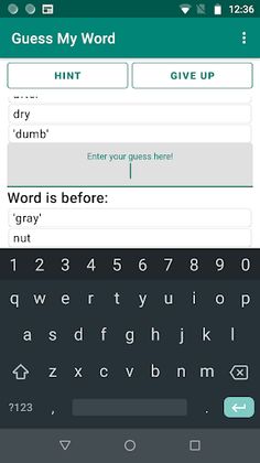 Guess My Word - Screenshot 2