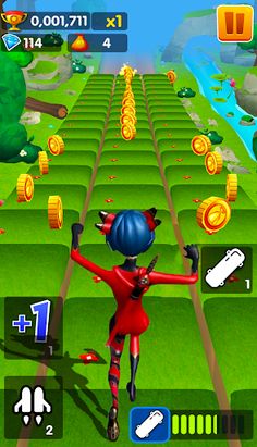 Super hero Kagami Tsurugi Run - Screenshot 2