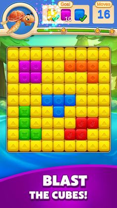 Toy Cubes Blast:Match 3 Puzzle - Screenshot 1
