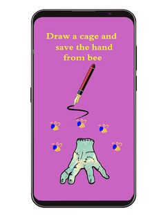 Save Wednesday Hand from bees - Screenshot 1