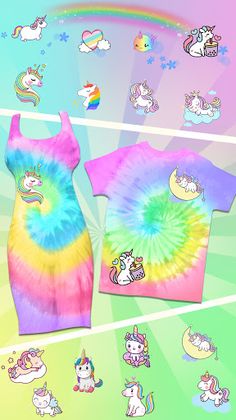 Unicorn Tie Dye - Screenshot 4
