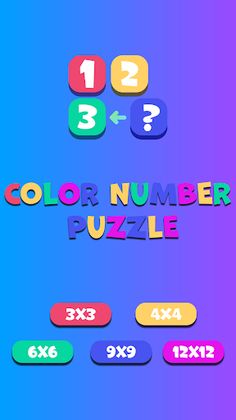 Color Number Puzzle - Screenshot 1
