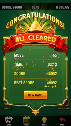 Pyramid Solitaire Daily Cards - Screenshot 4