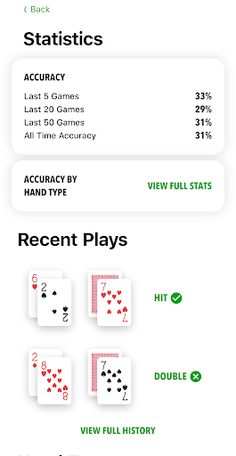 Blackjack Strategy Practice, B - Screenshot 3