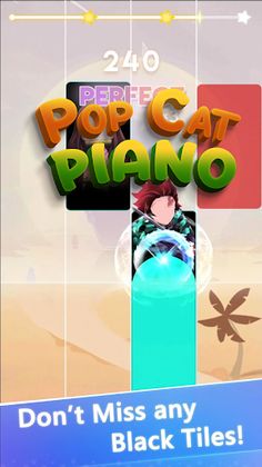 Pop Cat Music Piano Tiles - Screenshot 4
