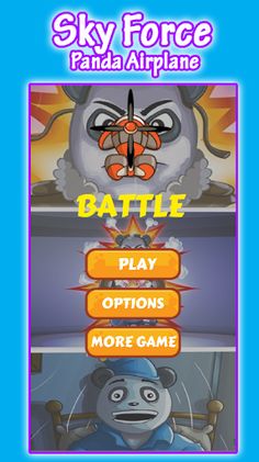 Sky Force Panda Airplane - Screenshot 1
