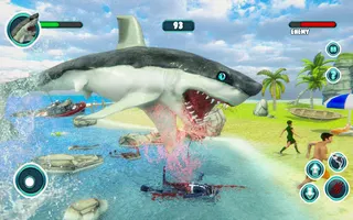 Shark Attack Game Simulator - Screenshot 2