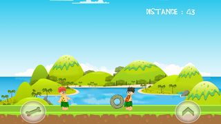 Angry Caveman Run - Screenshot 1