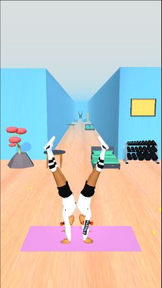 Flex Run 3D: Flexy Yoga - Screenshot 2