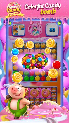 Sweet Candy Friends Match 3 - Screenshot 3