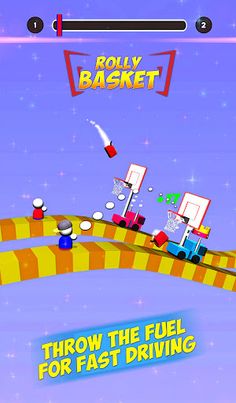 Rolling Car Game: Fuel Race - Screenshot 1