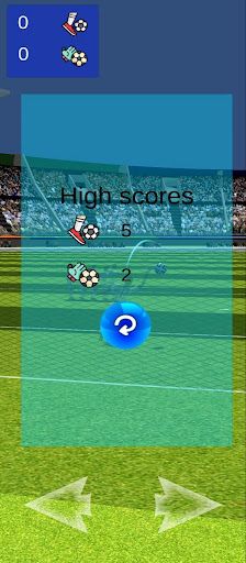 Free kick football - Screenshot 2
