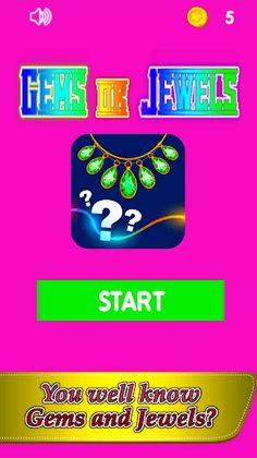 Guess the gems or jewels game - Screenshot 1