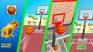 Basketball Dunk Shot Game - Screenshot 1