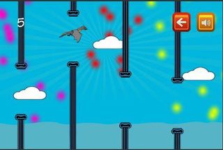 flappy jet - iron dragon named - Screenshot 2