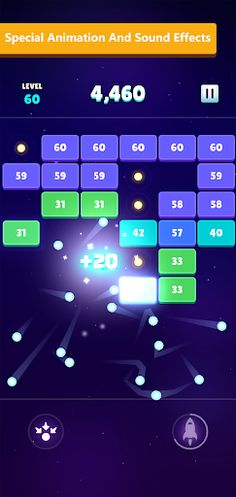 Bricks Breaker: Bouncing Balls - Screenshot 2