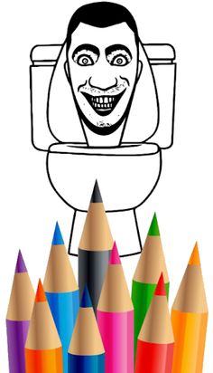 Skibidi Coloring Game Toilet - Screenshot 2