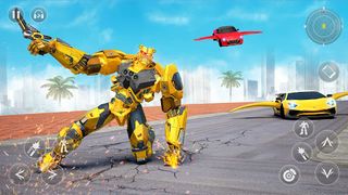 Flying Car Robot Shooting Game - Screenshot 2