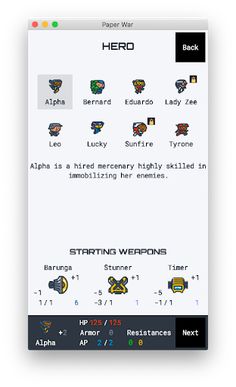 Paper War: Roguelike turn-base - Screenshot 3