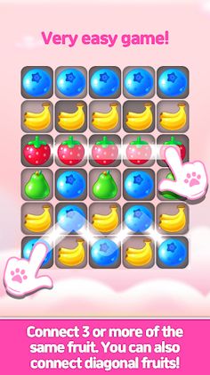 Fruit Swipe Puzzle - Screenshot 1