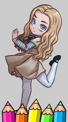 Megan Doll Coloring Game - Screenshot 1