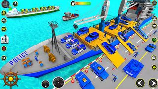 Police Car Transport Games 3D - Screenshot 3