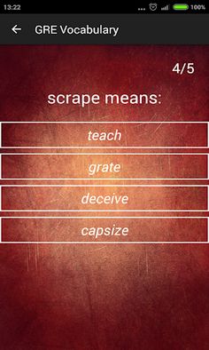 GRE Words - Screenshot 1
