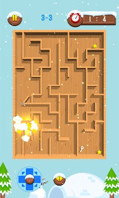 Maze & Snow Ball - Screenshot 3